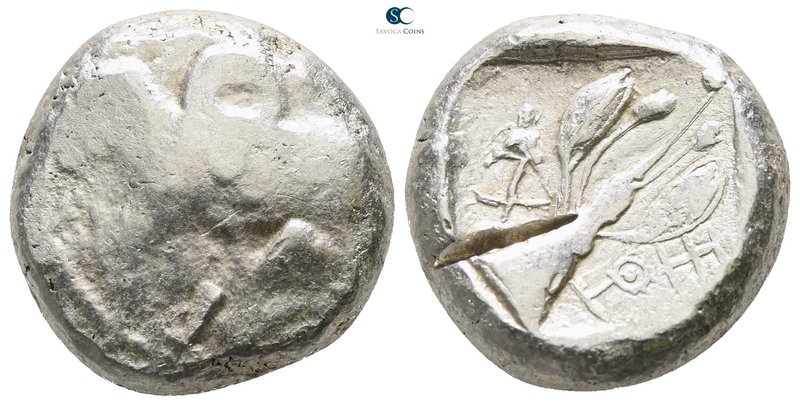 Cyprus. Uncertain mint circa 500-480 BC. 
Siglos - Stater AR

19mm., 10,91g....