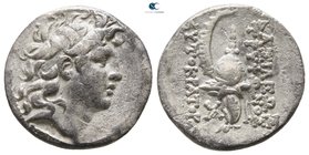 Seleukid Kingdom. Antioch on the Orontes. Tryphon 142-138 BC. Drachm AR