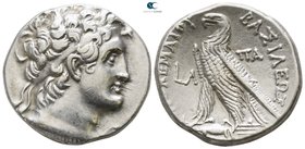 Ptolemaic Kingdom of Egypt. Alexandreia. Cleopatra III and Ptolemy IX Soter II (Lathyros) 116-107 BC. Dated RY 1=116/5 BC. Tetradrachm AR