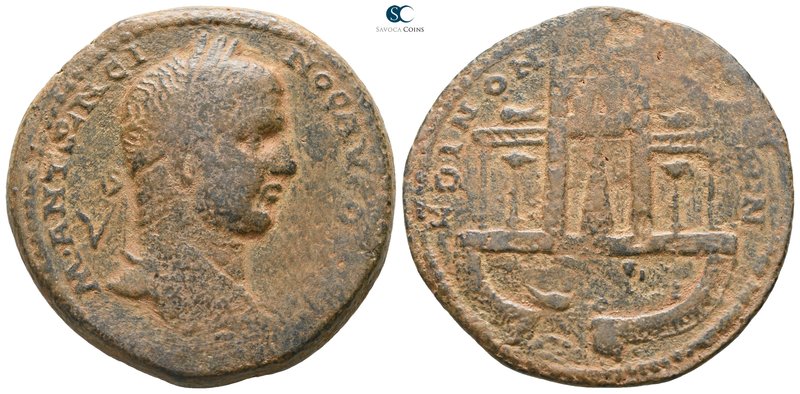 Cyprus. Koinon of Cyprus. Caracalla AD 198-217. 
As Æ

31mm., 16,01g.

Laur...