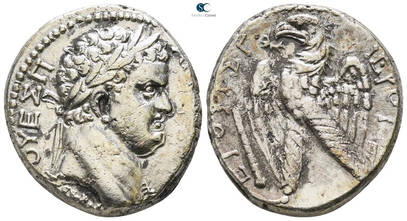 Seleucis and Pieria. Antioch. Titus, as Caesar AD 76-78. Dated "Holy Year" 3=AD ...