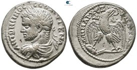 Seleucis and Pieria. Antioch. Caracalla AD 198-217. Struck AD 216-217. Billon-Tetradrachm