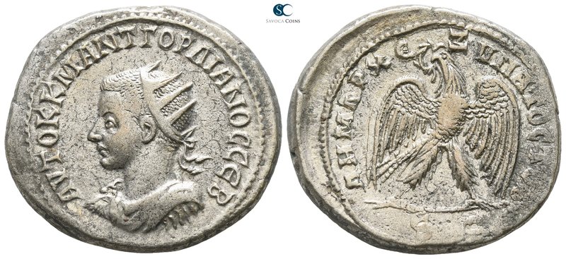 Seleucis and Pieria. Antioch. Gordian III. AD 238-244. 
Billon-Tetradrachm

2...