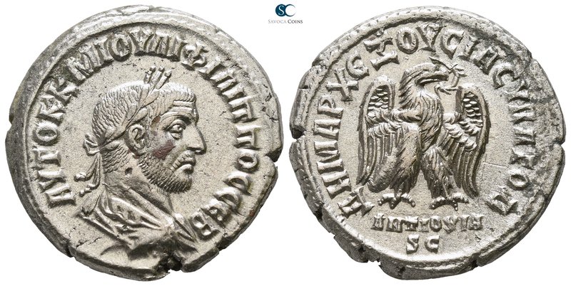 Seleucis and Pieria. Antioch. Philip I Arab AD 244-249. Struck AD 249
Billon-Te...