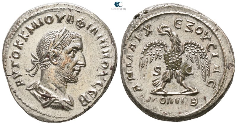 Seleucis and Pieria. Antioch. Philip I Arab AD 244-249. Struck AD 246
Billon-Te...