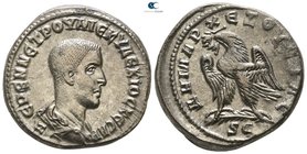 Seleucis and Pieria. Antioch. Herennius Etruscus, as Caesar AD 249-251. Struck AD 251. Billon-Tetradrachm