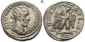 Seleucis and Pieria. Antioch. Trajan Decius AD 249-251. Struck AD 249-250. Billon-Tetradrachm