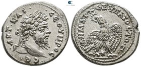 Seleucis and Pieria. Laodicea ad Mare. Septimius Severus AD 193-211. Struck AD 208-209. Billon-Tetradrachm