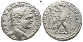Judaea. Neapolis. Caracalla AD 198-217. Struck AD 215-217. Billon-Tetradrachm