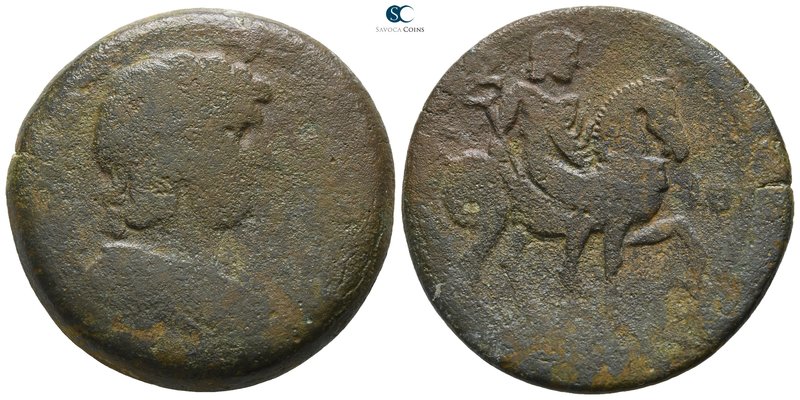 Egypt. Alexandria. Antinous AD 134-135. Year 19
Bronze Æ

31mm., 23,09g.

[...