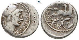 P. Fonteius P. f. Capito 55 BC. Rome. Denarius AR