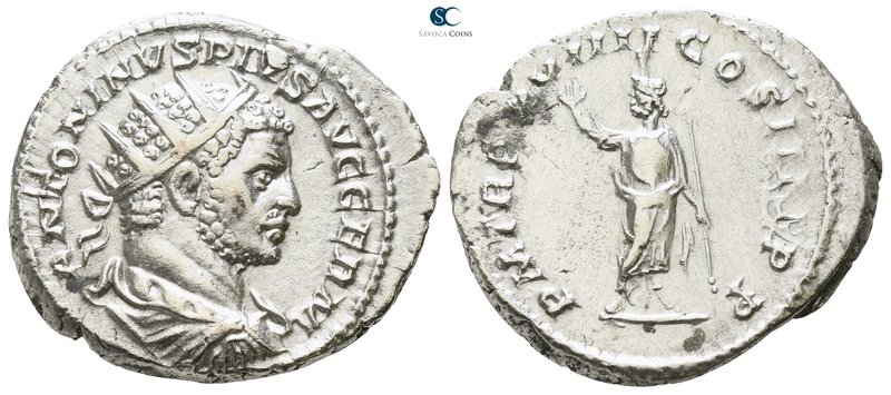 Caracalla AD 198-217. Rome
Antoninianus AR

23mm., 5,24g.

ANTONINVS PIVS A...