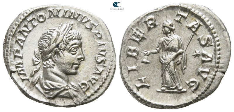 Elagabalus AD 218-222. Struck AD 220-221. Rome
Denarius AR

19mm., 3,01g.

...