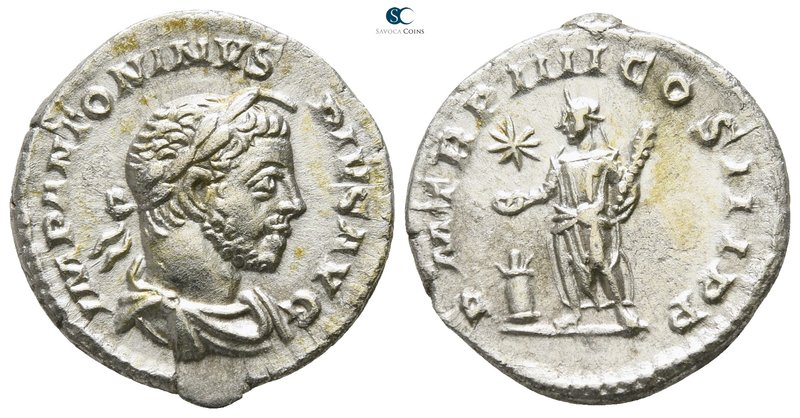Elagabalus AD 218-222. Struck AD 221-222. Rome
Denarius AR

18mm., 2,87g.

...