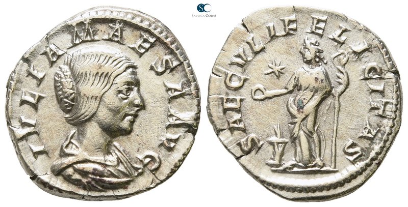 Julia Maesa AD 218-224. Struck AD 220-222. Rome
Denarius AR

18mm., 3,02g.
...