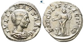 Julia Maesa AD 218-224. Struck AD 220-222. Rome. Denarius AR