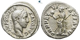 Severus Alexander AD 222-235. Struck AD 228-231. Rome. Denarius AR