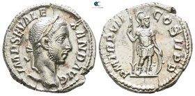 Severus Alexander AD 222-235. Struck AD 228. Rome. Denarius AR