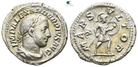 Severus Alexander AD 222-235. Struck AD 232. Rome. Denarius AR
