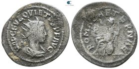 Quietus AD 260-261. Antioch. Antoninianus Æ silvered