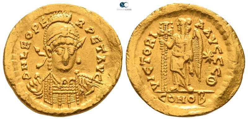 Leo I AD 457-474. Struck AD 462 or 466. Constantinople. 9th officina
Solidus AV...