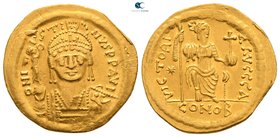 Justin II AD 565-578. Struck AD 565-567. Constantinople. 1st officina. Solidus AV