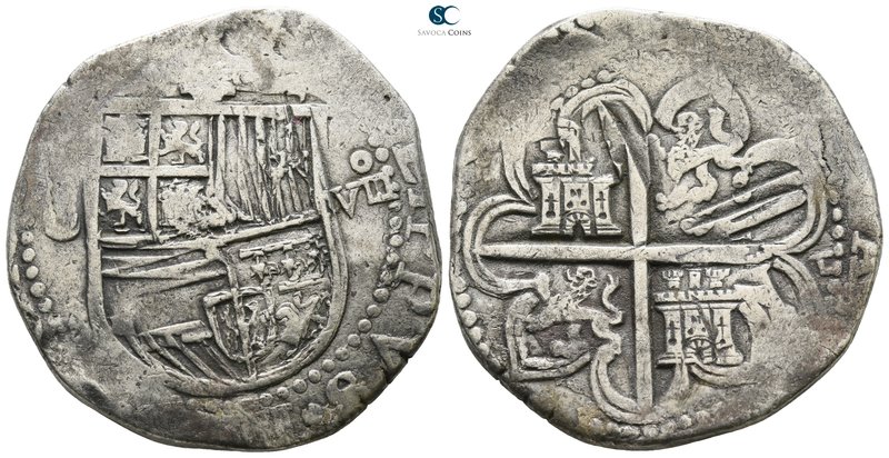 Spain. Seville. Felipe II AD 1556-1598.
8 Reales AR

35mm., 27,23g.

Crowne...