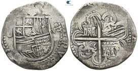 Spain. Seville. Felipe II AD 1556-1598. 8 Reales AR