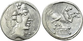 EASTERN EUROPE. Imitations of Roman Republican (After 75 BC). Denarius. Imitating Q. Titius.