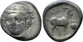 THRACE. Ainos. Tetrobol (Circa 402/1-361/0 BC).