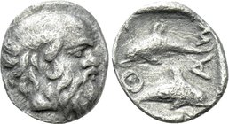 THRACE. Thasos. Tritartemorion (Circa 412-404 BC).