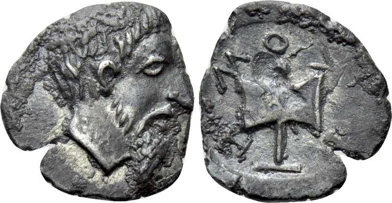 KINGS OF THRACE (Odrysian). Metokos (Circa 407-386 BC). Trihemiobol. 

Obv: Ba...