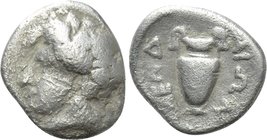 MACEDON. Mende. Tetrobol (405-348 BC).