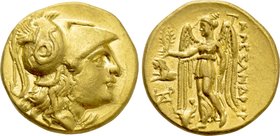 KINGS OF MACEDON. Alexander III 'the Great' (336-323 BC). GOLD Stater. Uncertain mint, possibly Sestos.
