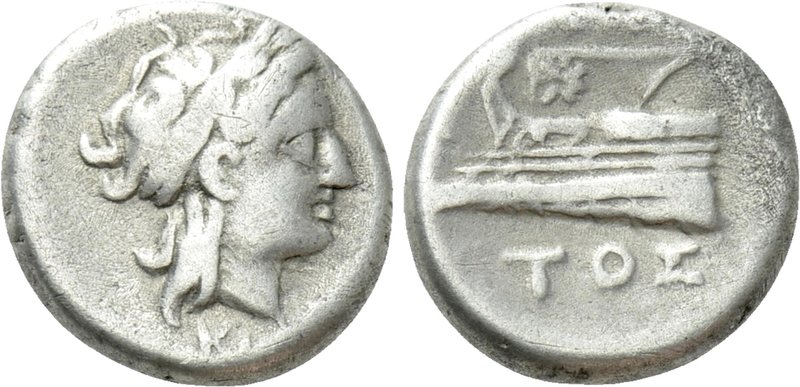 BITHYNIA. Kios. Half Siglos or Hemidrachm (Circa 350-300 BC). Miletos, magistrat...