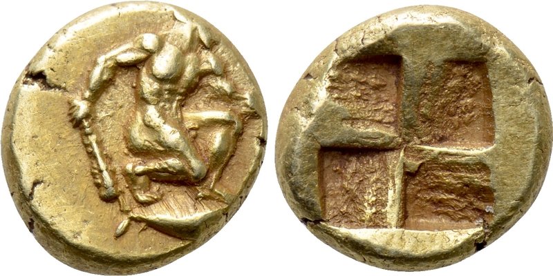 MYSIA. Kyzikos. EL Hekte (Circa 550-450 BC). 

Obv: Herakles, holding club, bo...