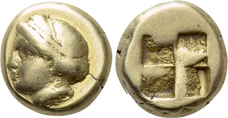 IONIA. Phokaia. EL Hekte (Circa 478-387 BC). 

Obv: Head of female left, with ...