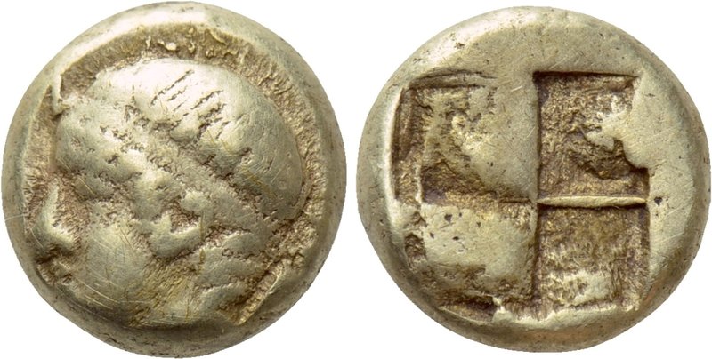 IONIA. Phokaia. EL Hekte (Circa 478-387 BC). 

Obv: Ram standing right, scratc...