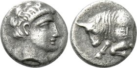 SATRAPS OF CARIA. Hekatomnos (392-376 BC). Diobol. Mylasa.