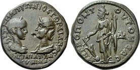 MOESIA INFERIOR. Tomis. Gordian III with Tranquillina (238-244). Ae Tetrassarion.