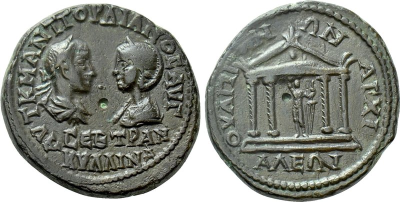 THRACE. Anchialos. Gordian III with Tranquillina (238-244). Ae. 

Obv: AVT K M...