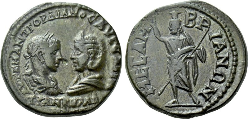 THRACE. Mesembria. Gordian III with Tranquillina (238-244). Ae. 

Obv: AVT K M...
