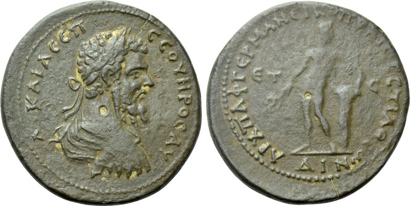 PAPHLAGONIA. Gangra-Germanicopolis. Septimius Severus (193-211). Ae. 

Obv: AY...