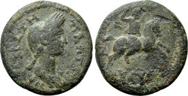 LYDIA. Sardeis. Plotina (Augusta, 105-123). Ae.