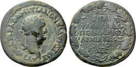 PHRYGIA. Cidyessus. Domitian (81-96). Ae. Flavios Peinarios, high priest.