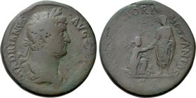 HADRIAN (117-138). Sestertius. Rome.