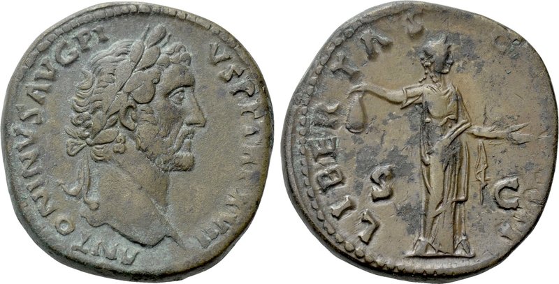 ANTONINUS PIUS (138-161). Sestertius. Rome. 

Obv: ANTONINVS AVG PIVS PP TR P ...
