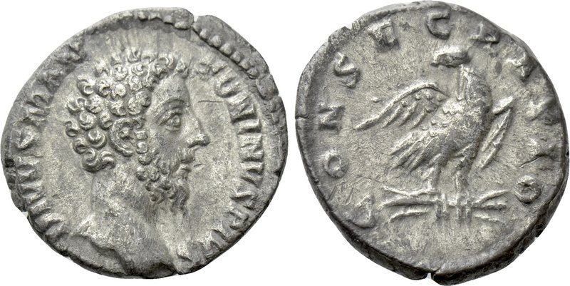 DIVUS MARCUS AURELIUS (Died 180). Denarius. Rome. 

Obv: DIVVS M ANTONINVS PIV...