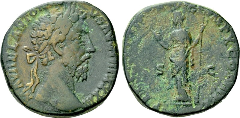 MARCUS AURELIUS (161-180). Sestertius. Rome. 

Obv: M AVREL ANTONINVS AVG TR P...