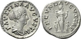 FAUSTINA II (Augusta, 147-176). Denarius. Rome.